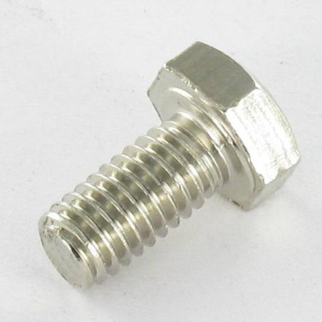 1 x Machine Screw Chrome Plated Brass Hexagonal Head M6X12