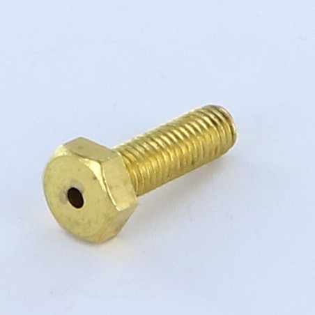 1 x Machine Screw Brass Hexagonal Head M8X25 Breakthrough 3
