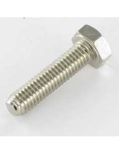 Machine Screw Nickel Plated Brass Hexagonal Head M4X20 2