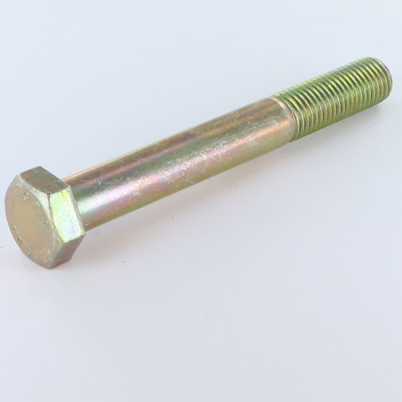 1 x Bolt Partial Thread Hexagonal Head M16X130 Class 10.9 Yellow Zinc