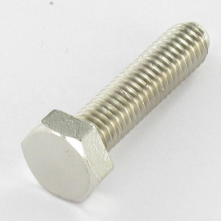 1 x Machine Screw Nickel Plated Brass Hexagonal Head M6X25