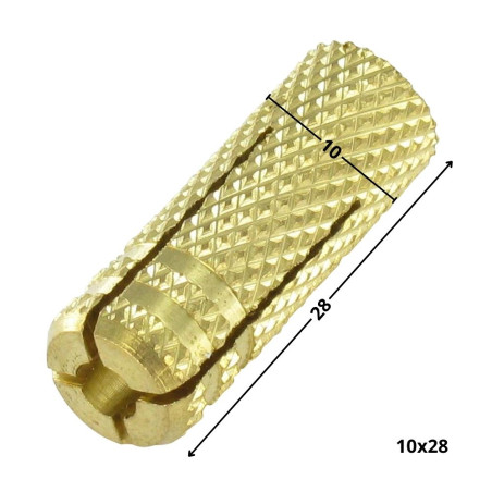 1 x Plug Brass 10X28 M8