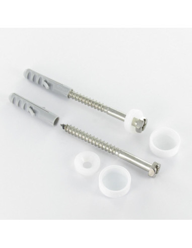 1 x KIT fixation WC Screw Stainless Steel 6X70...