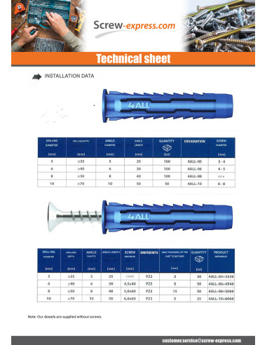 1 x Plug Nylon 4ALL 14X70