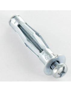Metal wall plug for plasterboard With Screw M6X74
