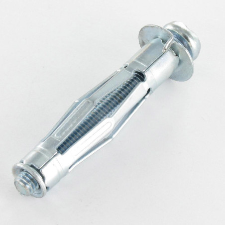 1 x Metal wall plug for plasterboard With Screw M6X74