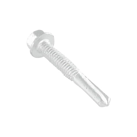 1 x Self Drilling Bimetal Hexagonal Head Flange 5.5X38 Bimetal Steel / Stainless Steel A2