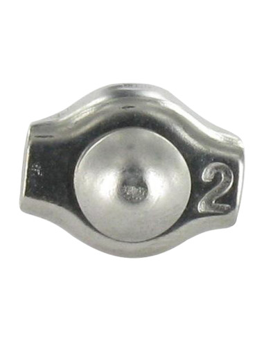 1 x Simple Flat Wire Rope Clip Stainless Steel...