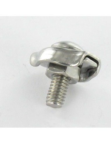 1 x Simple Flat Wire Rope Clip Stainless Steel...