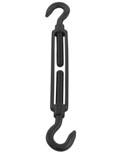 Hook And Hook Turnbuckle M5 Stainless Steel A4 Black