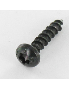 Chipboard Screw Round Head Torx 4X20 T20 Black Zinc Plated