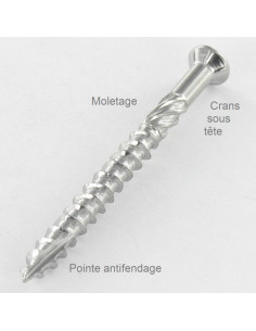 Decking Screw TEKOR Pan Countersunk Head T20 4.5X70 cut... 2