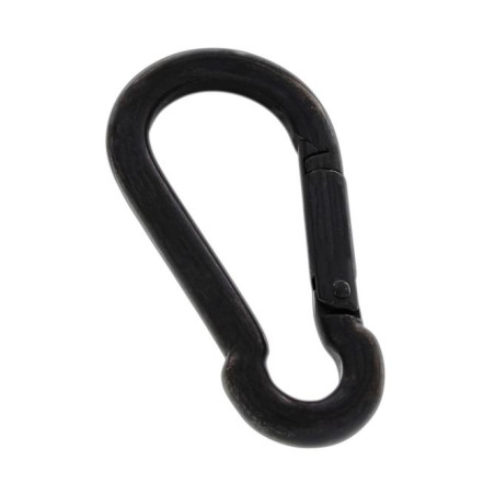 1 x Carabiner Stainless Steel A4 Black Diameter 5
