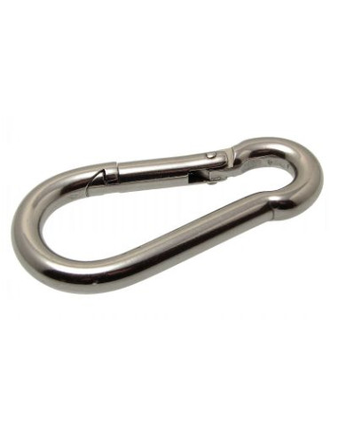 1 x Carabiner Stainless Steel A4 Diameter 7