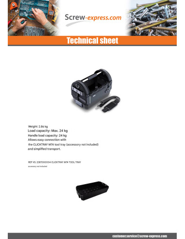 1 x BAG to TOOLS TOOL BAG M