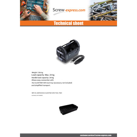 1 x BAG to TOOLS TOOL BAG M