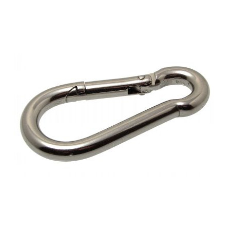 1 x Carabiner Stainless Steel A4 Diameter 5