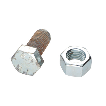 1 x Bolt With Nut Hexagonal Head M16X35 Zinc Plated RUSTS