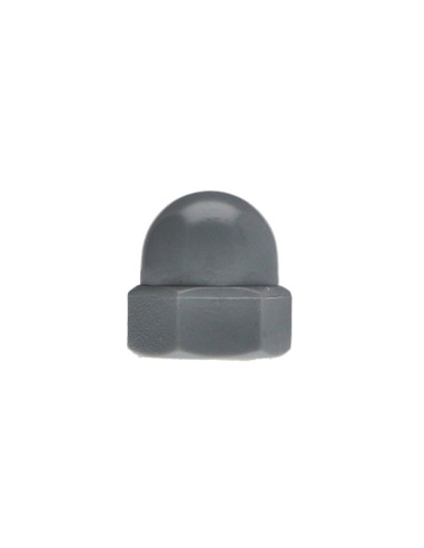 1 x Cap nut Nylon Grey Light M8