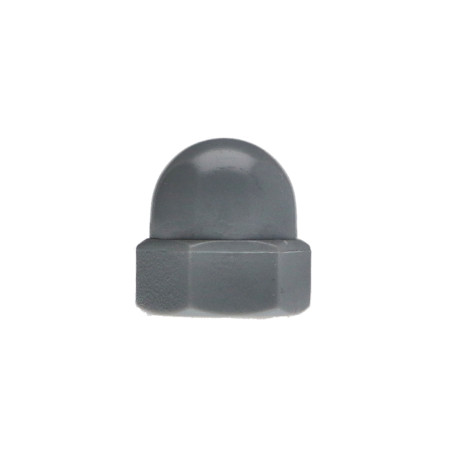 1 x Nut one-eyed Nylon M8 Grey Light