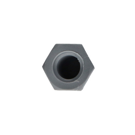 1 x Cap nut Nylon Grey Light M8