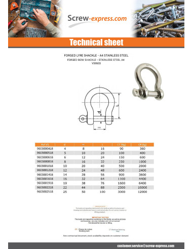 1 x Snackle LYRE Forged Stainless Steel A4...