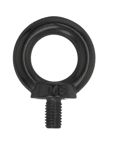 1 x Screw Eye Nut M6X11 Stainless Steel A4 Black