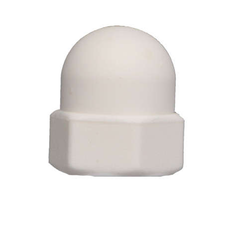 1 x Cap nut natural nylon Polyamid 6.6 M10
