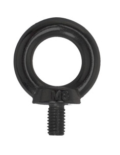 Screw Eye Nut M10X45 Stainless Steel A4 Black