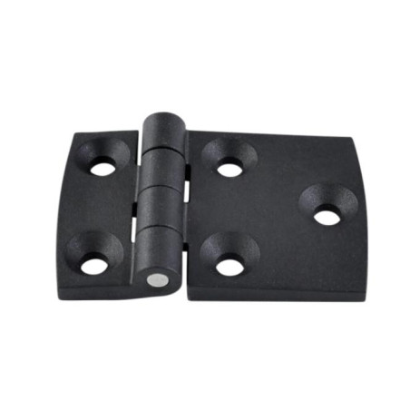 1 x Hinge asymmetrical 60X40 black nylon