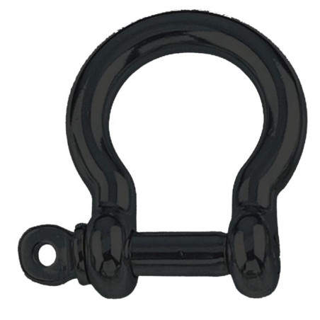 1 x Snackle LYRE Forged Stainless Steel A4 Black Diameter 8