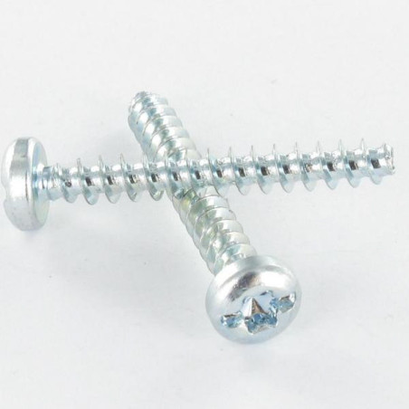 1 x Screw For Plastic Pan Head T25 /FEND 5X12 Thread 30 Zinc Plated