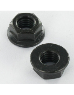 Nut Collar Smooth M8 Black Zinc Plated