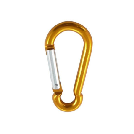 1 x Carabiner FIREFIGHTER 5X50 Yellow Aluminium