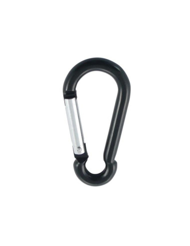 1 x Carabiner FIREFIGHTER 5X50 Black Aluminium