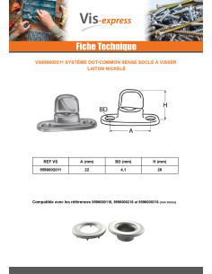 BASE to SCREW Nickel Plated Brass High 20 2