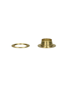 Blister of 6 EYELET TARPAULIN Diameter 10 Brass