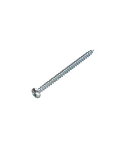 Chipboard Screw Round Head Pozi PZ2 4.5X55 Zinc Plated
