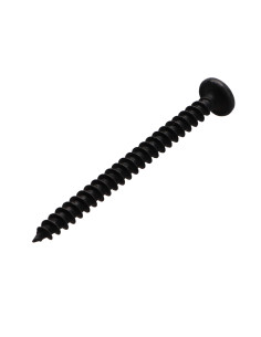 Chipboard Screw Round Head Pozi PZ2 5X60 Reinforced black... 2