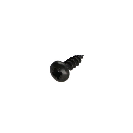 1 x Chipboard Screw Round Head Pozi PZ2 5X25 Black Zinc Plated