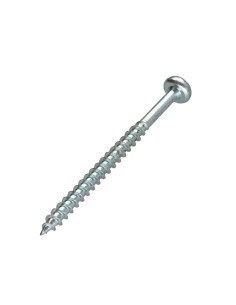Chipboard Screw Round Head Pozi PZ3 6X80 Thread Length:... 2