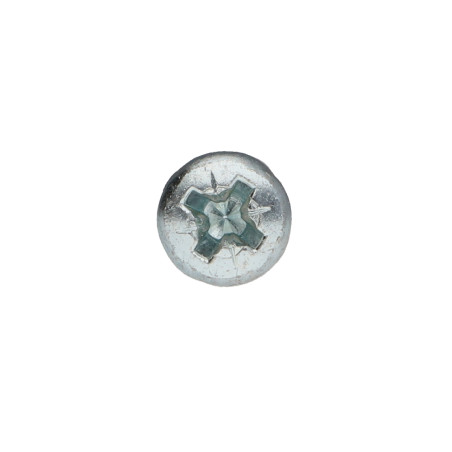 1 x Chipboard Screw Round Head Pozi PZ3 6X80 Thread Length: 48 Zinc Plated