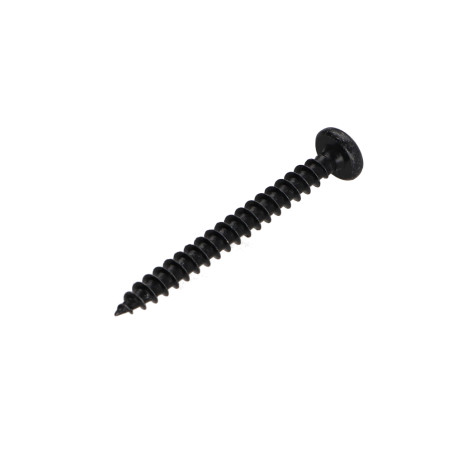 1 x Savis Chipsboard Screw Round Head Pozi 2 4X30 Black Zinc Plated