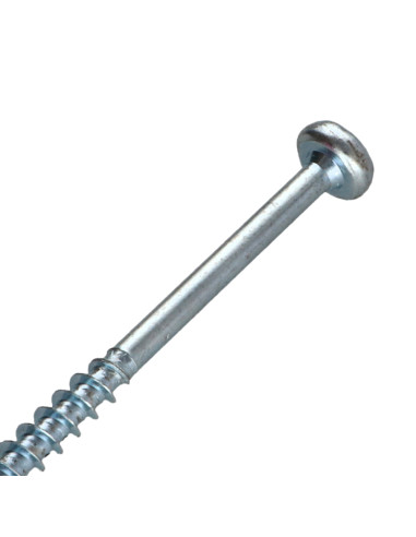 1 x Chipboard Screw Round Head Pozi PZ3 6X100...