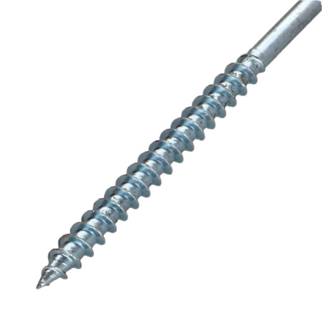 1 x Savis Chipsboard Screw Round Head Pozi 3 6X100 Thread Length: 60 Zinc Plated