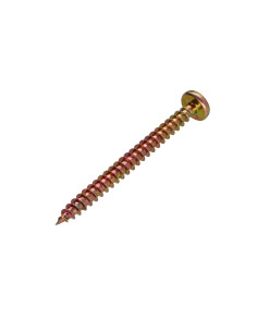Savis Chipsboard Screw Round Head Pozi 2 5X60 Yellow Zinc 2