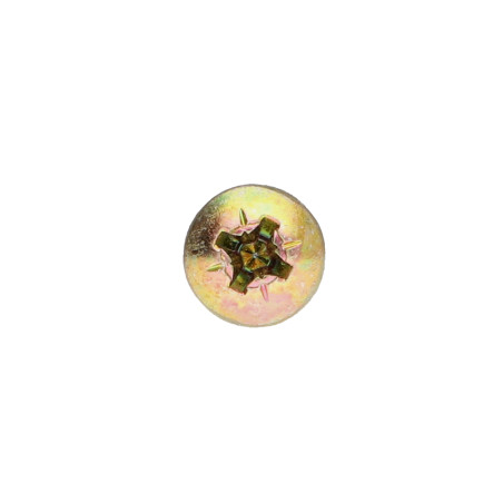 1 x Chipboard Screw Round Head Pozi PZ2 5X60 Yellow Zinc