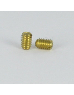 Machine Screw Brass Set Screw Slotted Flat Point M4X16