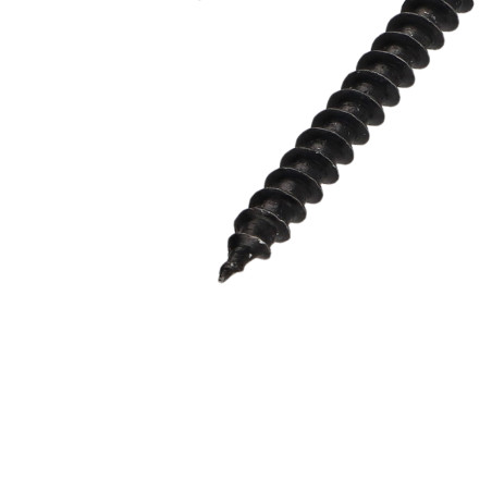 1 x Savis Chipsboard Screw Round Head Pozi 2 5X60 Black Zinc Plated