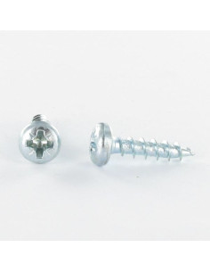 Chipboard Screw Round Head Pozi N°2 4X20 Zinc Plated Rust